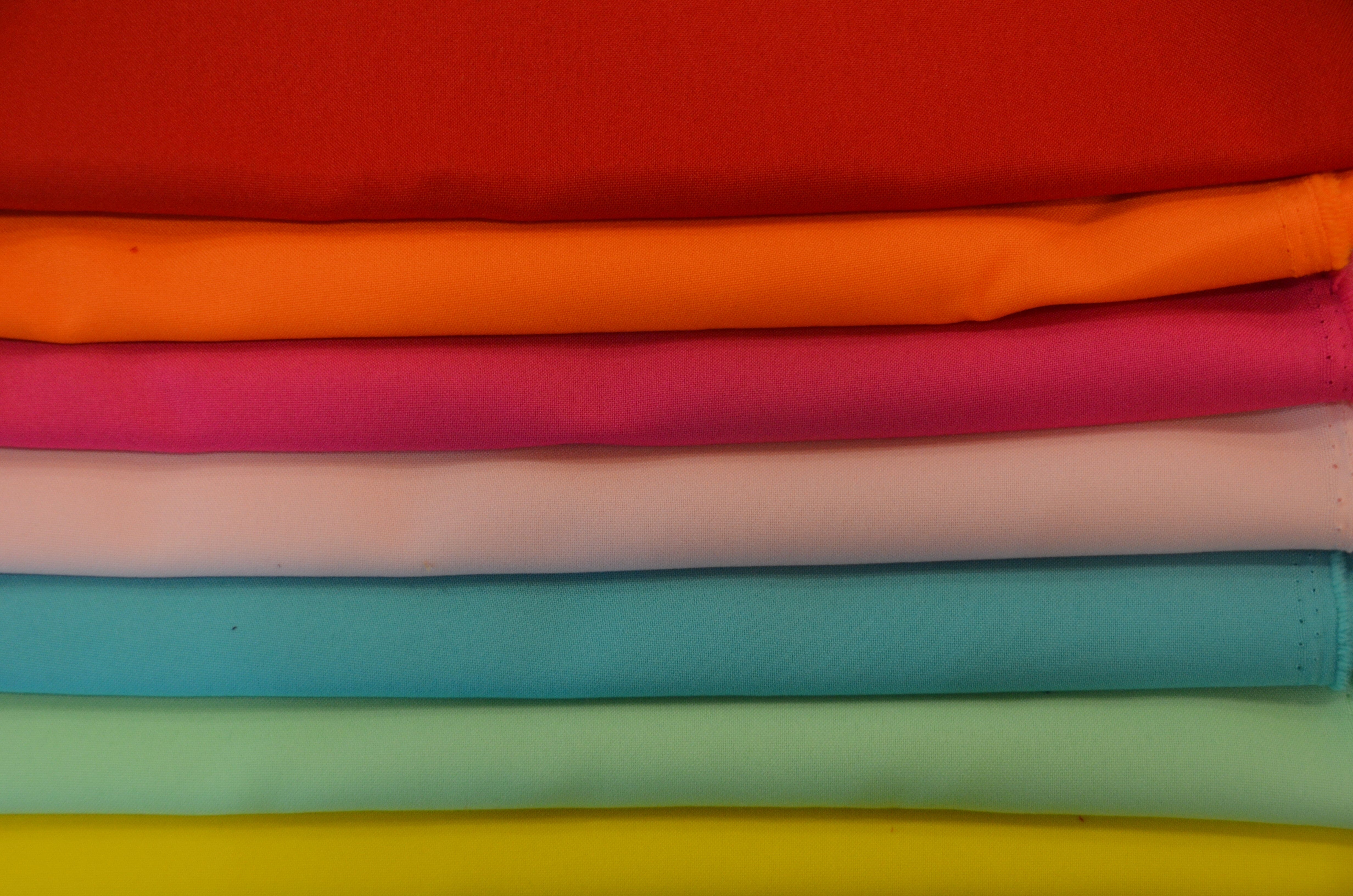 60" Wide Polyester Fabric Sample Swatches | Visa Polyester Poplin Sample Swatches | Basic Polyester for Tablecloths, Drapery, and Curtains | Fabric mytextilefabric 