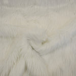 Load image into Gallery viewer, White Faux Fur 2&quot; Pile | White Fur Fabric | Fursuit Fur | Fake Fur Fabric | Costume &amp; Cosplay Fur Fabric | Long Pile Faux Fur | White Shag | Fabric mytextilefabric 
