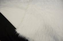 Load image into Gallery viewer, White Faux Fur 2&quot; Pile | White Fur Fabric | Fursuit Fur | Fake Fur Fabric | Costume &amp; Cosplay Fur Fabric | Long Pile Faux Fur | White Shag | Fabric mytextilefabric 