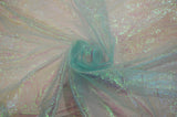 Crush Iridescent Organza Fabric | Crush Pearl Organza | 40" Wide | Crush Holographic Organza Fabric | Costume, Decoration, Apparel, Cosplay, Dance Wear Fabric mytextilefabric 