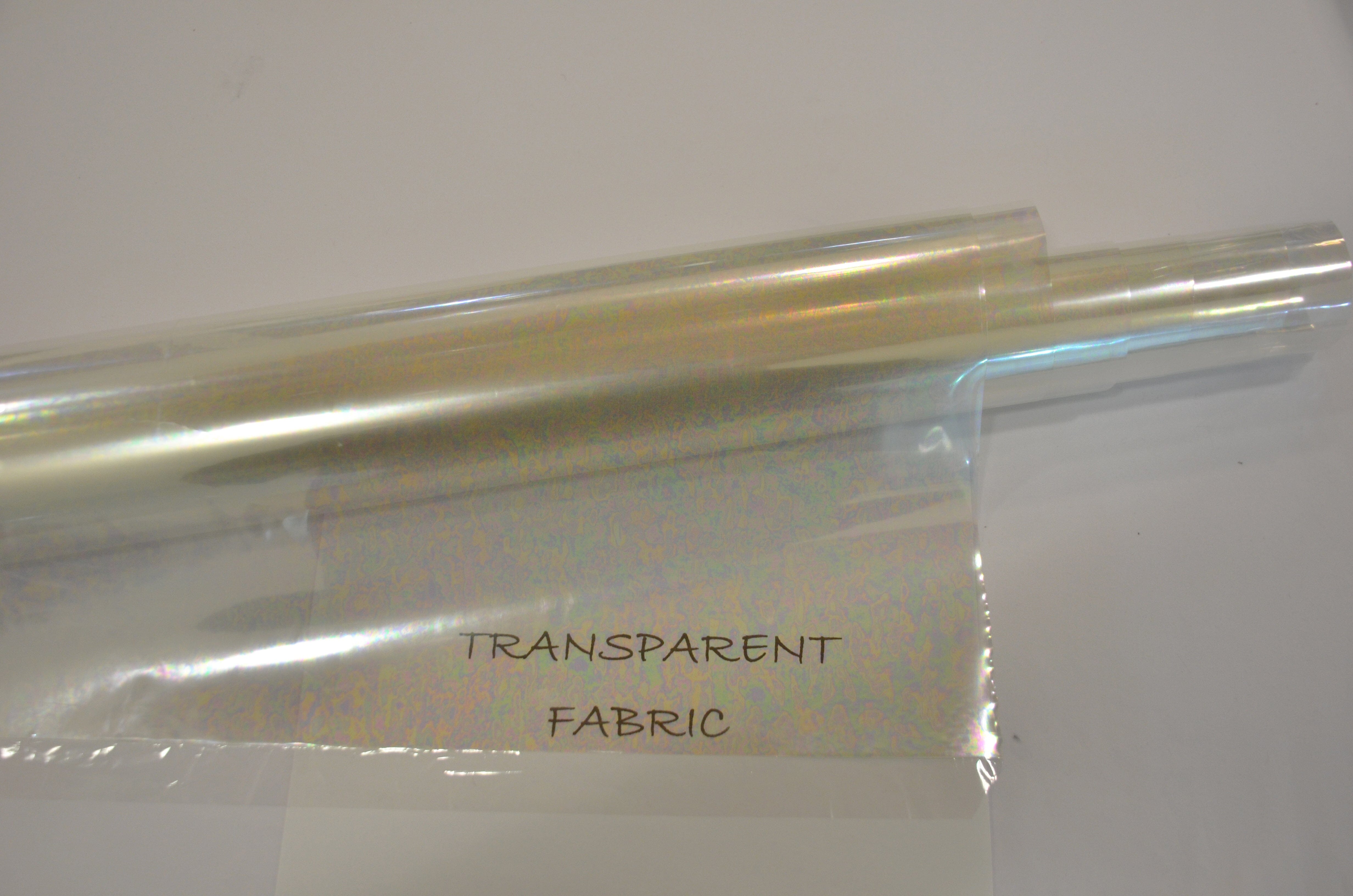 Iridescent Transparent TPU Fabric | Holographic TPU Fabric Yard x 54" Wide | Rainbow & Waterproof TPU | Non Transparent | Soft Non Stretch Fabric mytextilefabric 