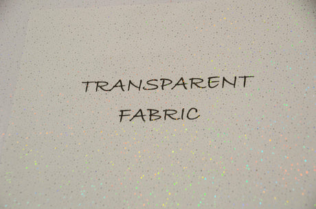 Transparent Glitter TPU Fabric | Holographic TPU Fabric Yard x 54" Wide | Rainbow & Waterproof TPU | Non Transparent | Soft Non Stretch | Fabric mytextilefabric 