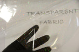 Transparent Glitter TPU Fabric | Holographic TPU Fabric Yard x 54" Wide | Rainbow & Waterproof TPU | Non Transparent | Soft Non Stretch | Fabric mytextilefabric 