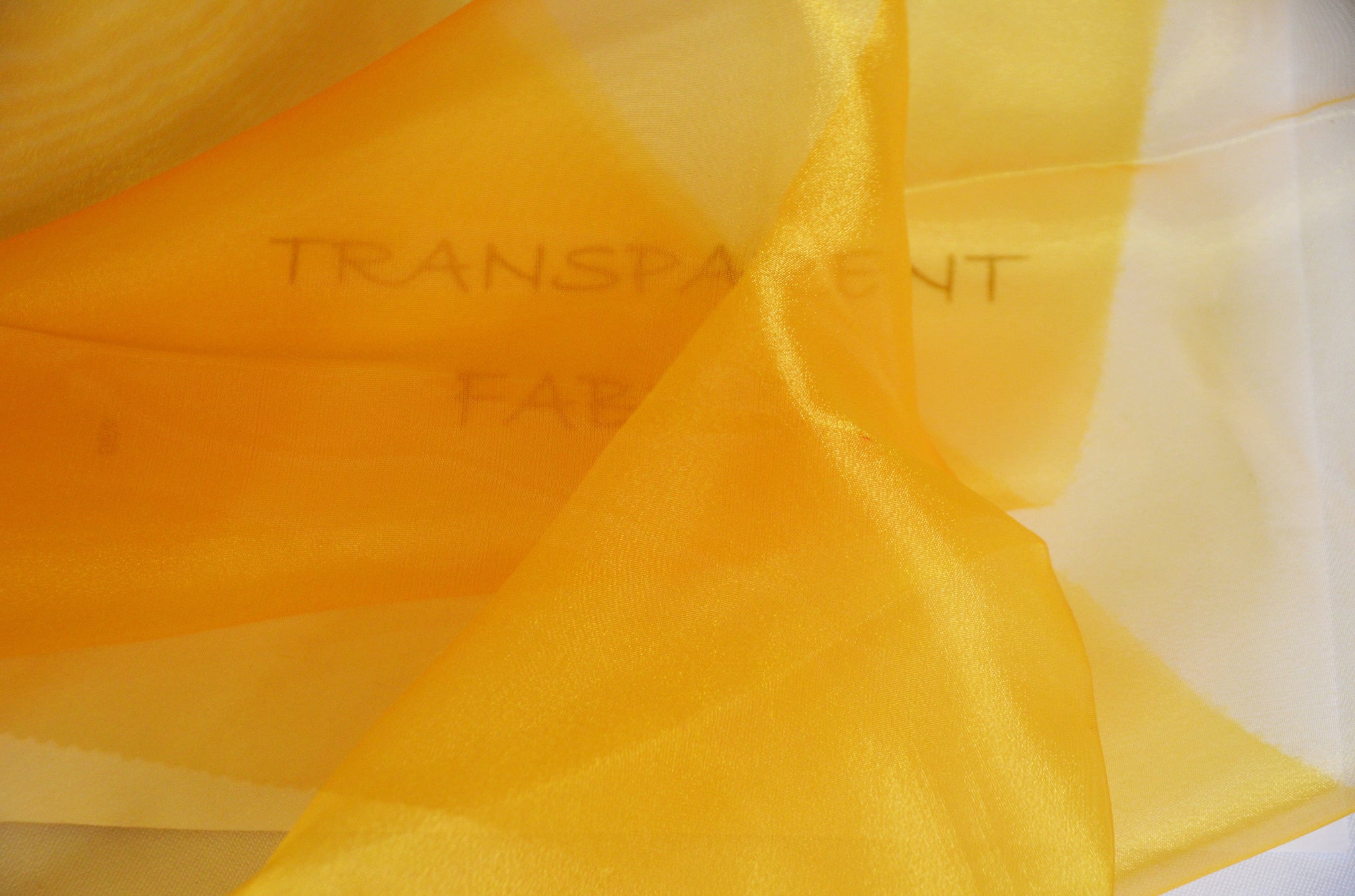 Crushed Sheer Organza - Iridescent Yellow - 45 Organza Fabric for Fashion,  Crafts, Decorations By Yard