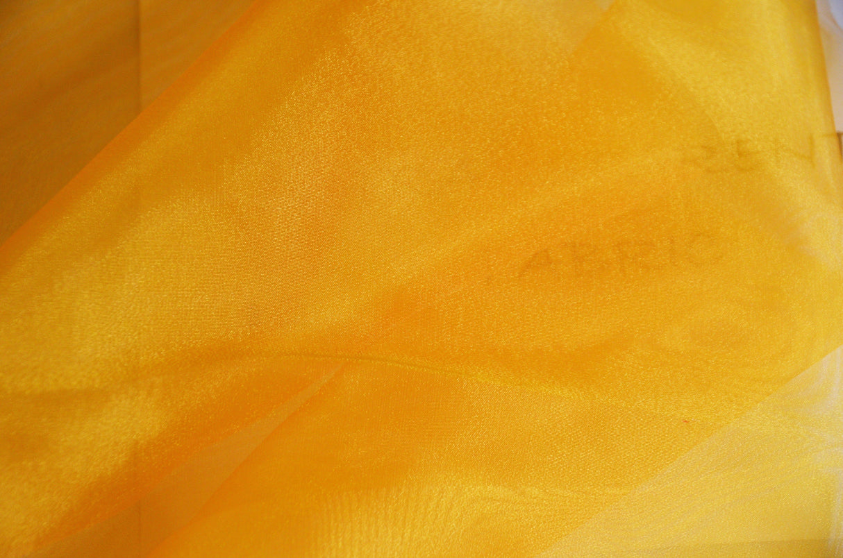 Crystal Organza Fabric | Sparkle Sheer Organza | 60" Wide | Sample Swatch | Multiple Colors | Fabric mytextilefabric 