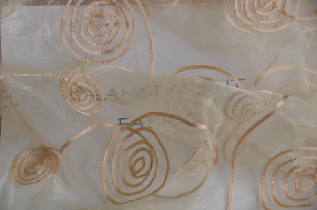 Donatello Organza Embroidery Fabric | Embroidered Floral Sheer | 54" Wide | Multiple Colors | Fabric mytextilefabric 