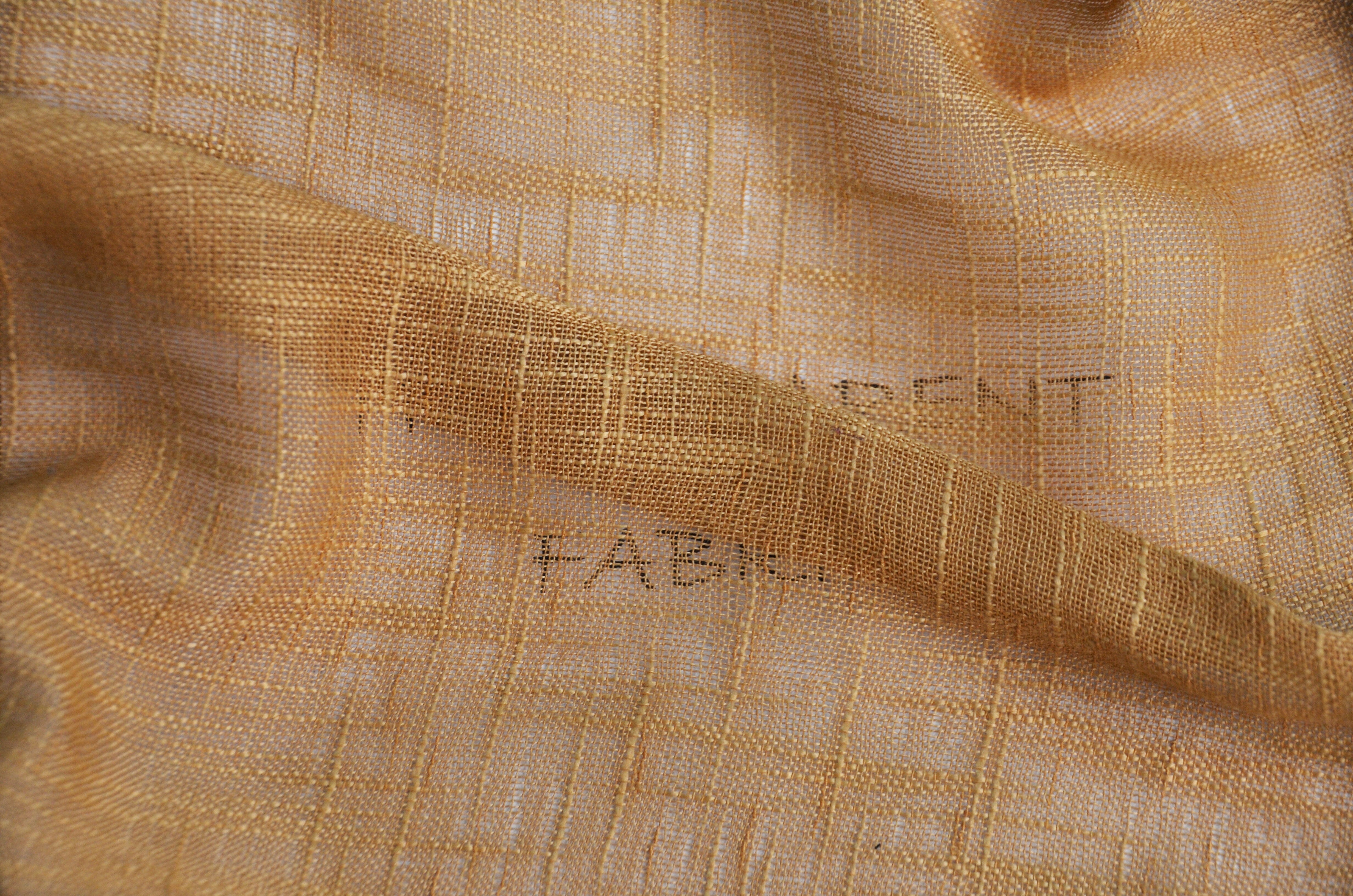 Extra Wide Faux Sheer Linen | Imitation Sheer Linen for Drapery | 108" Wide | Multiple Colors | Fabric mytextilefabric 