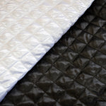 Load image into Gallery viewer, Quilted Satin Batting Fabric | 60&quot; Wide | Padded Quilted Super Soft Satin | Silky Satin Quilted Padded Fabric | Jacket Liner Fabric | newtextilefabric 
