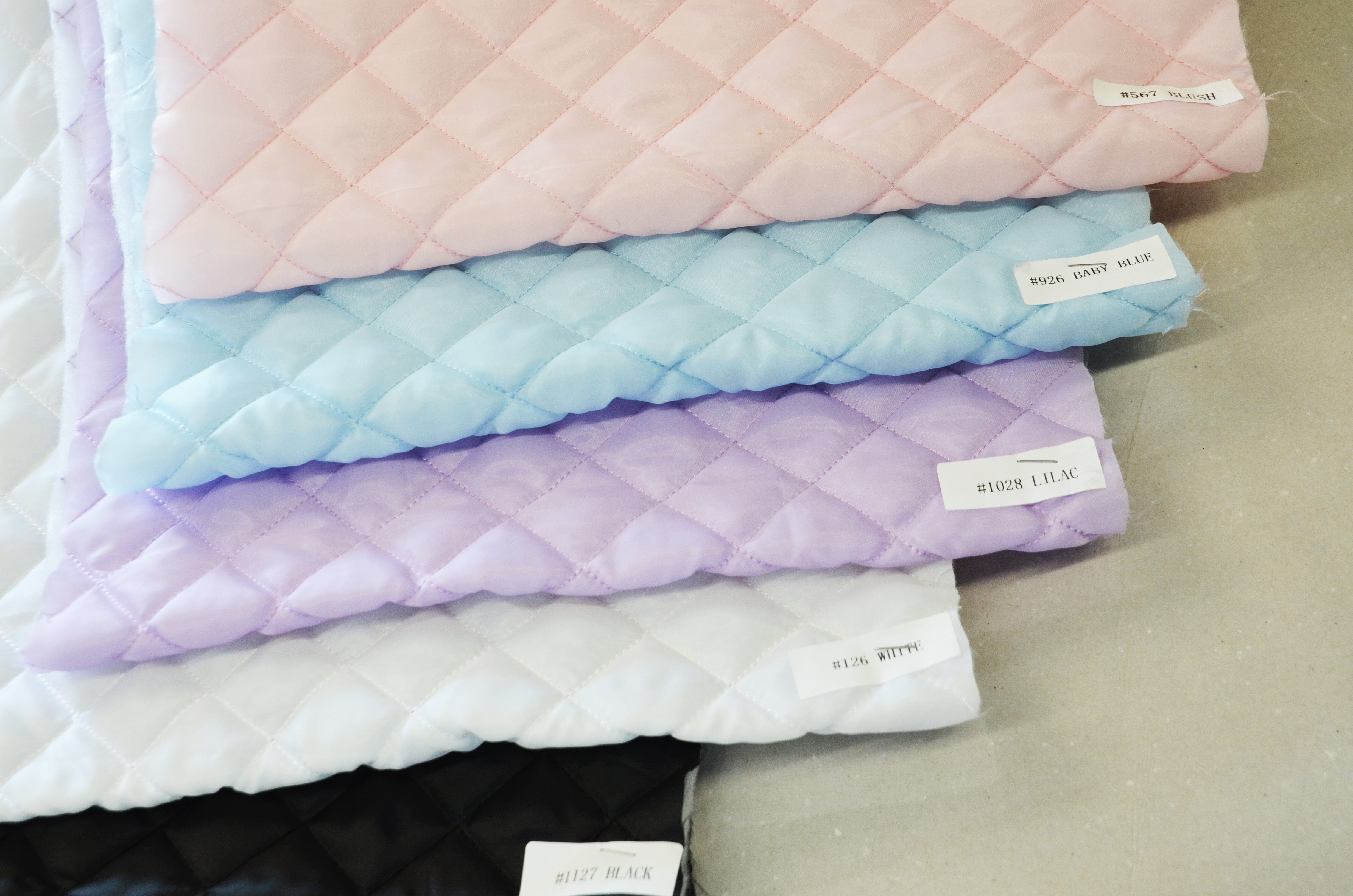 Padded Quilted Satin Fabric Lining