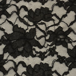 Load image into Gallery viewer, Black Lace Fabric | Double Sided Scalloped Lace in Black | Heavy Scallop Lace | 6 oz | 58/60&quot; Wide | Fabric newtextilefabric 
