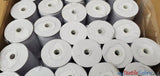 1/4 Inch Elastic Braided | 220 Yard Spool | White and Black | My Textile Fabric 