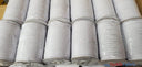 1/4 Inch Elastic Braided | 220 Yard Spool | White and Black | My Textile Fabric White 