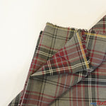 Load image into Gallery viewer, Grey Kilt Fabric | Grey Plaid Checker | Grey Tartan Fabric | 60&quot; Wide | Poly Rayon Kilt | Decor, Napkins, Scarves, Costumes, Blanket, Face Mask, Kilt | My Textile Fabric 
