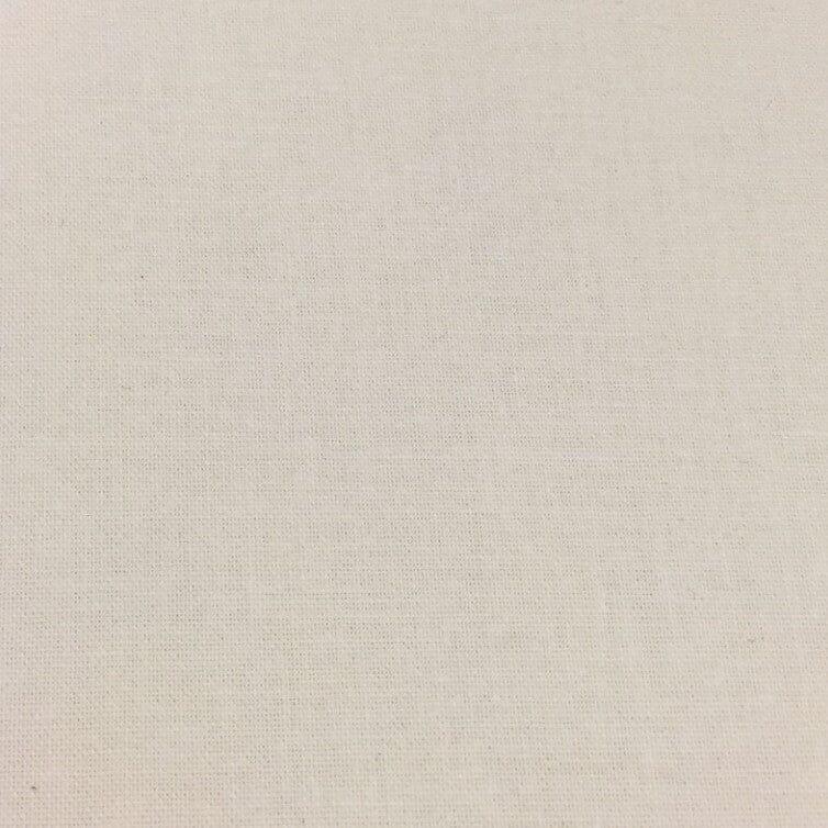 100% Cotton Sheeting | Color Ivory | 120" Wide | newtextilefabric 3"x3" Sample Swatch 