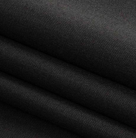 Black Polyester Suiting Fabric | 58" Wide | Black Woven Polyester Suiting Fabric | Fabric mytextilefabric 