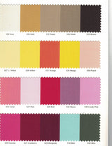 Polyester Cotton Broadcloth Fabric | 60" Wide | Solid Colors | Sample Swatch | Multiple Colors | Fabric mytextilefabric 