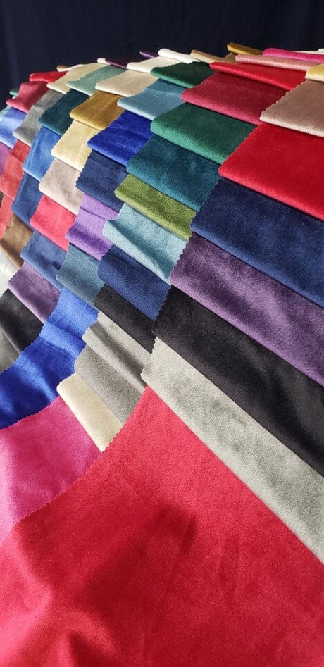 Royal Velvet Fabric | Soft and Plush Non Stretch Velvet Fabric | 60" Wide | Apparel, Decor, Drapery and Upholstery Weight | Multiple Colors | Continuous Yards | Fabric mytextilefabric 