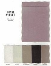 Load image into Gallery viewer, Royal Velvet Fabric | Soft and Plush Non Stretch Velvet Fabric | 60&quot; Wide | Apparel, Decor, Drapery and Upholstery Weight | Multiple Colors | Continuous Yards | Fabric mytextilefabric 
