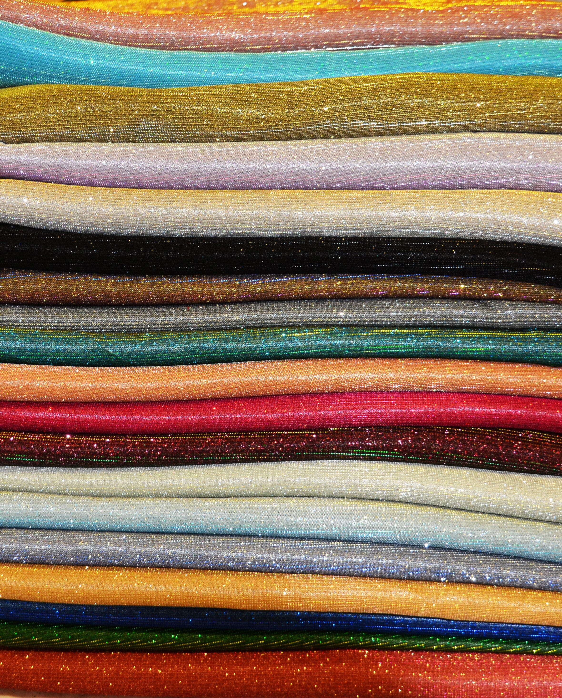 Silver Dry-Flex Space Dye Poly Lycra Jersey Knit Fabric – The