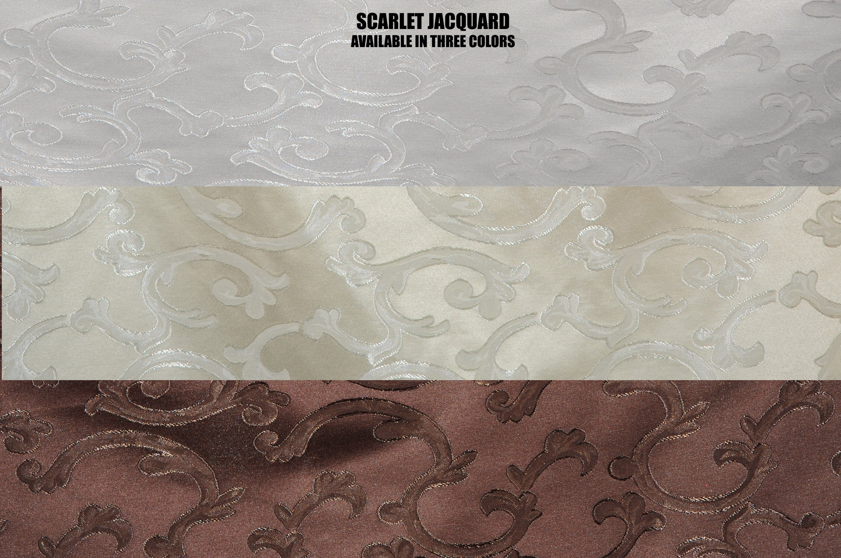 Vineyard Scarlet Jacquard | Vineyard Scarlet Brocade | 60" Wide | Drapery, Curtains, Tablecloth, Costume | Multiple Colors | Fabric mytextilefabric 