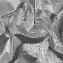 Load image into Gallery viewer, Metallic Lame | Metallic Satin Lame | 60&quot; Wide | Gold and Silver | Satin Woven Lame | Fabric mytextilefabric 