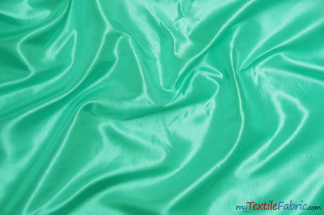 Stretch Taffeta Fabric | 60" Wide | Multiple Solid Colors | Continuous Yards | Costumes, Apparel, Cosplay, Designs | Fabric mytextilefabric Yards Aqua Marine 