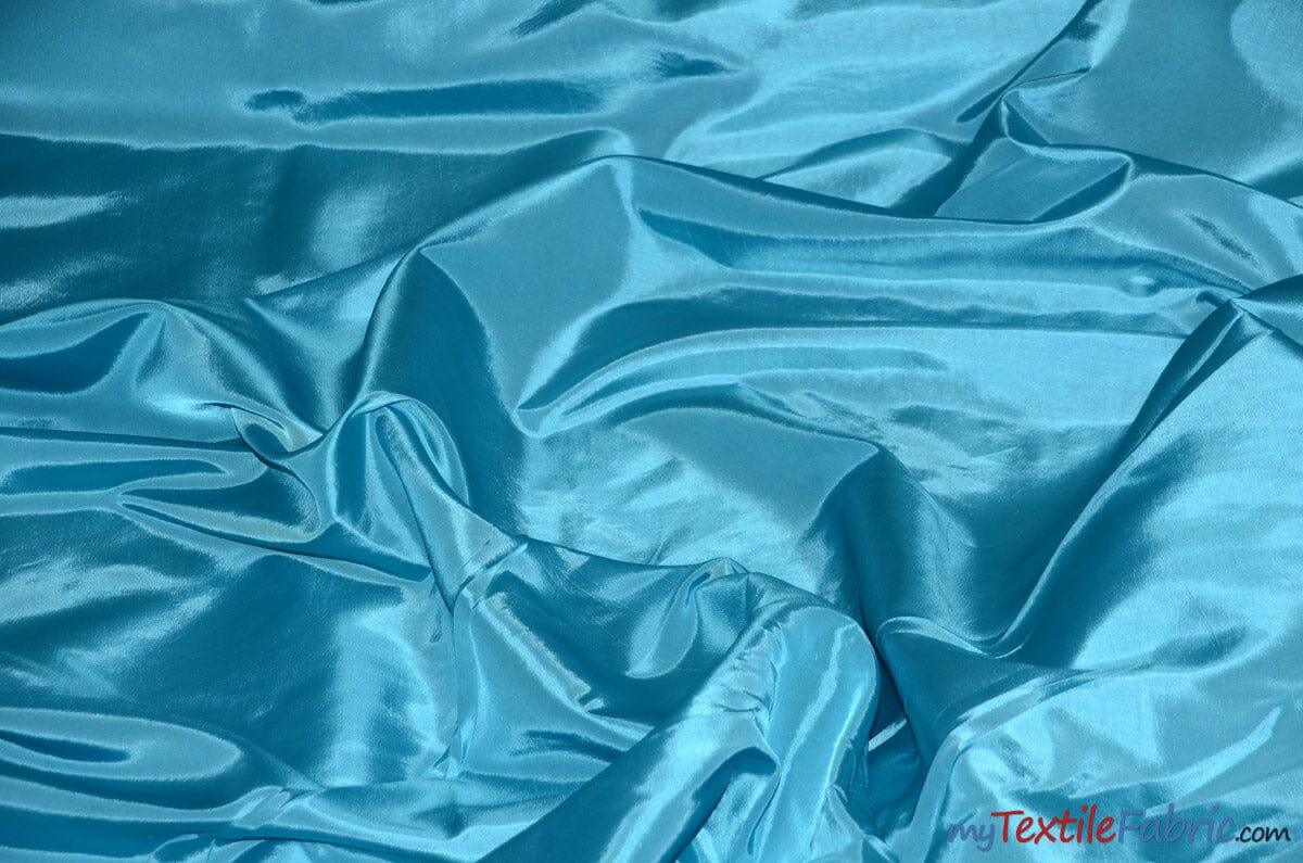 Taffeta Fabric | Two Tone Taffeta Fabric | Non Stretch Taffeta | 60" Wide | Multiple Solid Colors | Continuous Yards | Fabric mytextilefabric Yards Aqua 