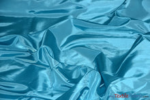 Load image into Gallery viewer, Taffeta Fabric | Two Tone Taffeta Fabric | Non Stretch Taffeta | 60&quot; Wide | Multiple Solid Colors | Continuous Yards | Fabric mytextilefabric Yards Aqua 