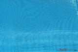 Soft and Smooth Mirror Organza Fabric | 60" Wide | Sample Swatch | Multiple Colors | Fabric mytextilefabric Sample Swatches Aqua 