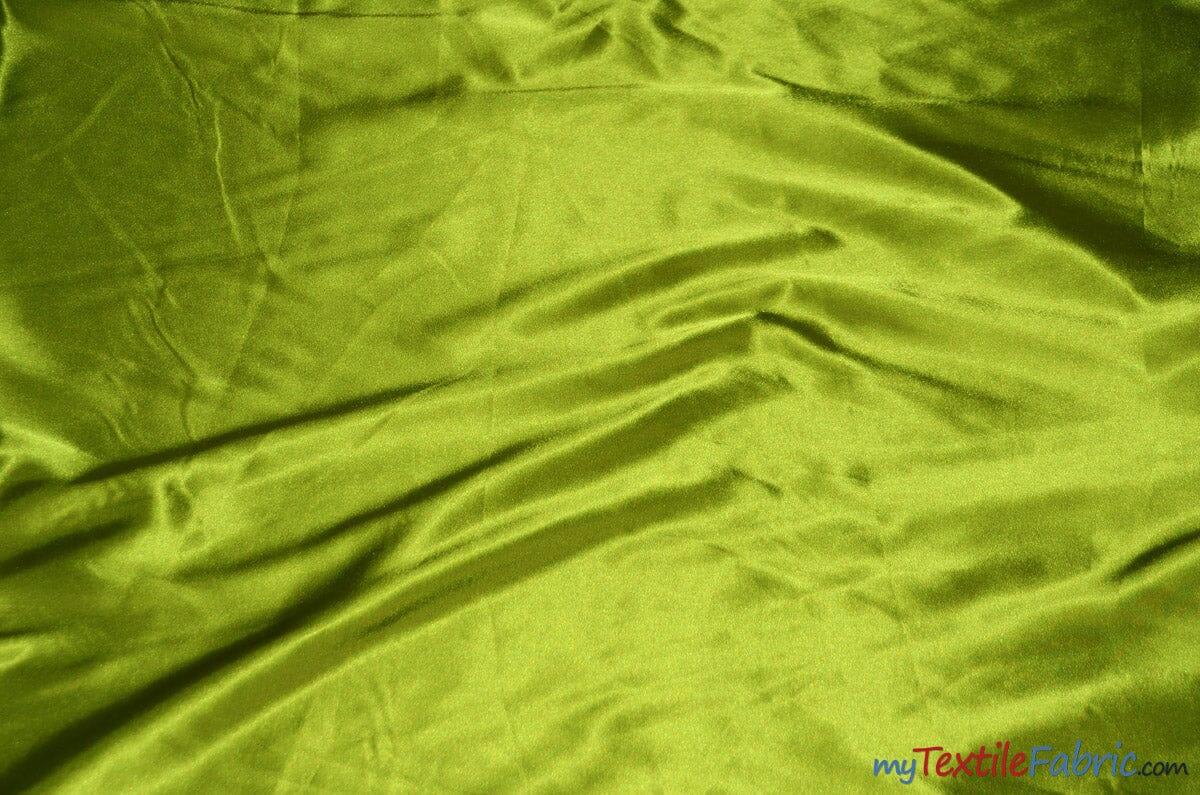 Charmeuse Satin Fabric | Silky Soft Satin | 60" Wide | Wholesale Bolt Only | Multiple Colors | Fabric mytextilefabric Bolts Avocado 