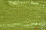 Soft and Smooth Mirror Organza Fabric | 60" Wide | Sample Swatch | Multiple Colors | Fabric mytextilefabric Sample Swatches Avocado 