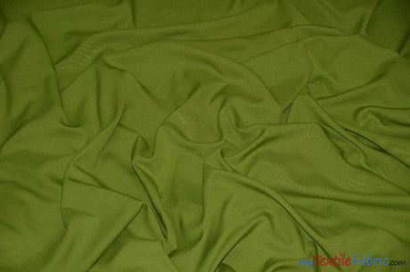 60" Wide Polyester Fabric by the Yard | Visa Polyester Poplin Fabric | Basic Polyester for Tablecloths, Drapery, and Curtains | Fabric mytextilefabric Yards Avocado 