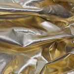 Load and play video in Gallery viewer, Metallic Foil Spandex Lame | Stretch Metallic Lame | Spandex Lame Fabric | All Over Foil on Stretch Knit | 60&quot; Wide |

