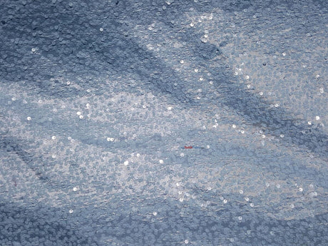 Sequins Taffeta Fabric by the Yard | Glitz Sequins Taffeta Fabric | Raindrop Sequins | 54" Wide | Tablecloths, Runners, Dresses, Apparel | Fabric mytextilefabric Yards Baby Blue 