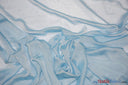 Two Tone Chiffon Fabric | Iridescent Chiffon Fabric | 60" Wide | Clean Edge | Multiple Colors | Continuous Yards | Fabric mytextilefabric Yards Baby Blue 