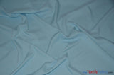 60" Wide Polyester Fabric Wholesale Bolt | Visa Polyester Poplin Fabric | Basic Polyester for Tablecloths, Drapery, and Curtains | Fabric mytextilefabric Bolts Baby Blue 