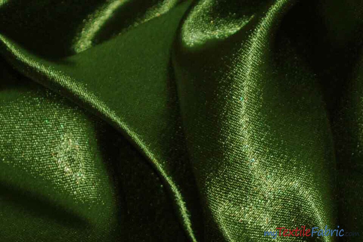 Superior Quality Crepe Back Satin | Japan Quality | 60" Wide | Sample Swatch | Multiple Colors | Fabric mytextilefabric Sample Swatches Bamboo Green 