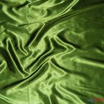 Load image into Gallery viewer, Silky Soft Medium Satin Fabric | Lightweight Event Drapery Satin | 60&quot; Wide | Sample Swatches | Fabric mytextilefabric Sample Swatches Bamboo Green 0068 
