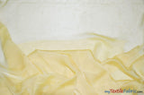 Two Tone Chiffon Fabric | Iridescent Chiffon Fabric | 60" Wide | Clean Edge | Multiple Colors | Continuous Yards | Fabric mytextilefabric Yards Banana 