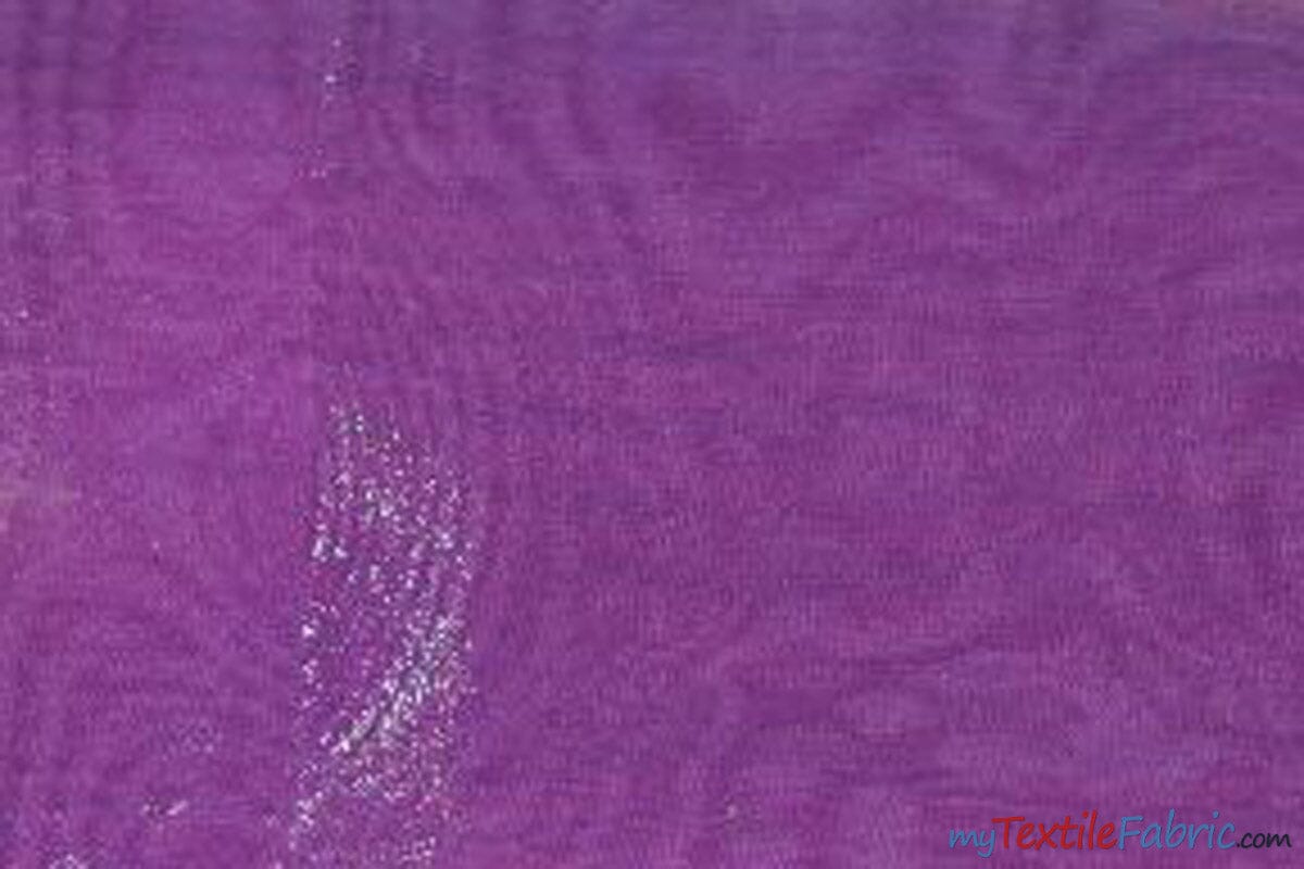 Crystal Organza Fabric | Sparkle Sheer Organza | 60" Wide | Continuous Yards | Multiple Colors | Fabric mytextilefabric Yards Barney 