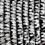 Load image into Gallery viewer, Leaf Taffeta | Hanging Leaf Taffeta | 57&quot; Wide | Multiple Colors Available | Fabric mytextilefabric Yards Black White 
