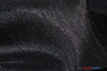 Load image into Gallery viewer, Shantung Satin Fabric | Satin Dupioni Silk Fabric | 60&quot; Wide | Multiple Colors | Sample Swatch | Fabric mytextilefabric Sample Swatches Black 
