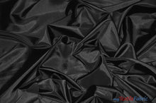 Load image into Gallery viewer, Taffeta Fabric | Two Tone Taffeta Fabric | Non Stretch Taffeta | 60&quot; Wide | Multiple Solid Colors | Sample Swatch | Fabric mytextilefabric Sample Swatches Black 
