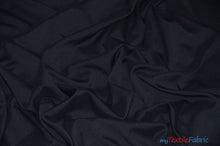 Load image into Gallery viewer, 60&quot; Wide Polyester Fabric Wholesale Bolt | Visa Polyester Poplin Fabric | Basic Polyester for Tablecloths, Drapery, and Curtains | Fabric mytextilefabric Bolts Black 
