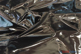 Wet Seal Stretch Vinyl | Wet Look Vinyl Fabric | Shiny and Stretchy | 54" Wide | 4 Colors | Fabric mytextilefabric Yards Black 