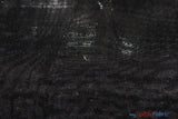 Soft and Smooth Mirror Organza Fabric | 60" Wide | Continuous Yards | Multiple Colors | Fabric mytextilefabric Yards Black 