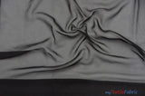 Double Georgette Fabric | 100% Polyester | 60" Wide | Multiple Colors | Poly Georgette Fabric | Fabric mytextilefabric Yards Black 