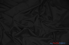 Load image into Gallery viewer, Polyester Gabardine Fabric | Polyester Suiting Fabric | 58&quot; Wide | Multiple Colors | Polyester Twill Fabric | Fabric mytextilefabric Yards Black 