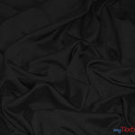 Load image into Gallery viewer, Polyester Gabardine Fabric | Polyester Suiting Fabric | 58&quot; Wide | Multiple Colors | Polyester Twill Fabric | Fabric mytextilefabric Yards Black 
