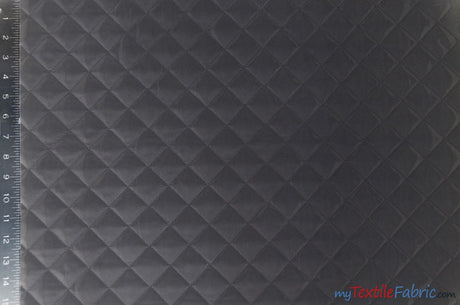 Quilted Polyester Batting Fabric | Padded Quilted Fabric Lining | 60" Wide | Polyester Quilted Padded Lining Fabric by the Yard | Jacket Liner Fabric | newtextilefabric Yards Black 